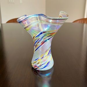 Glass eye studio Ruffle Vase